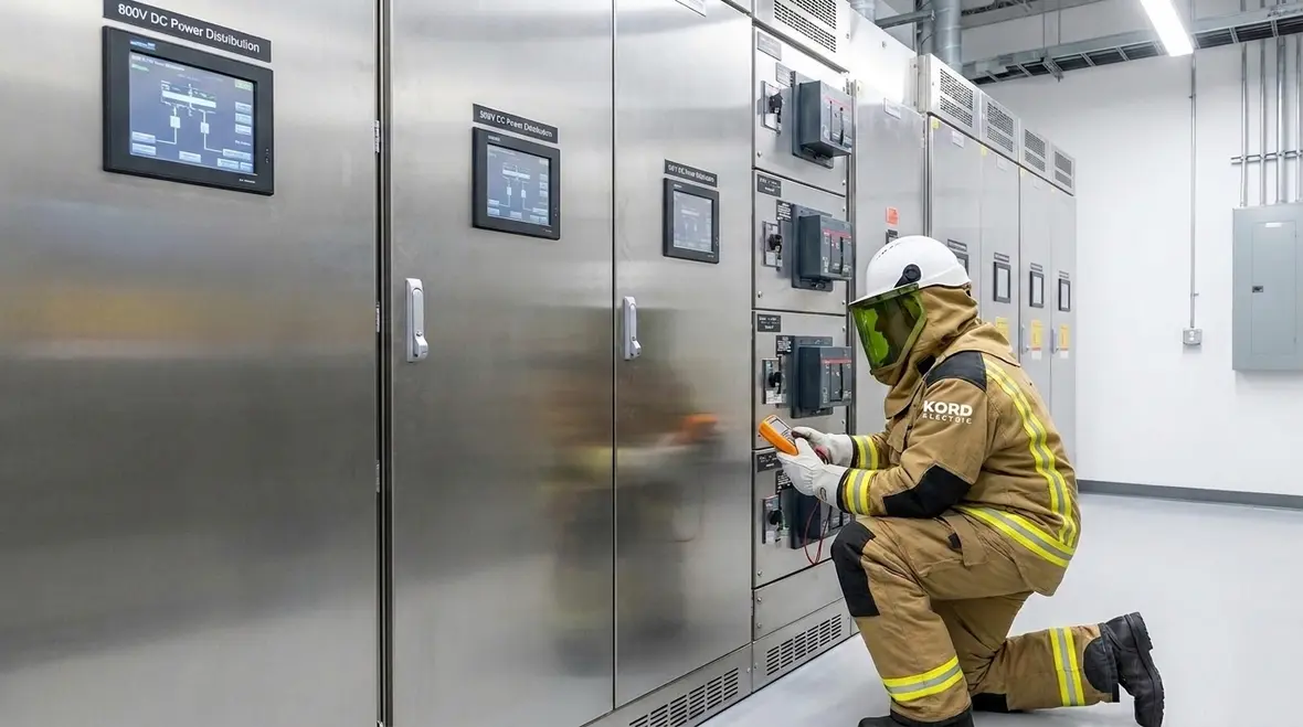 800V DC Power Distribution & Arc Flash Reduction for Data Centers