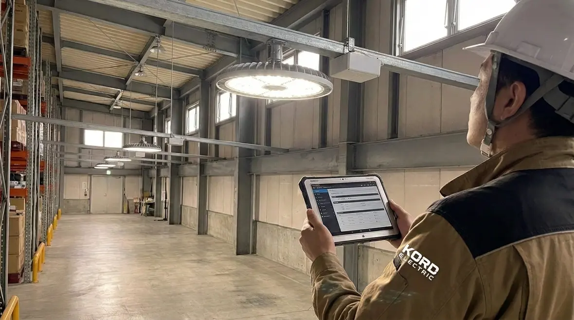 Different commercial spaces under code-compliant lighting