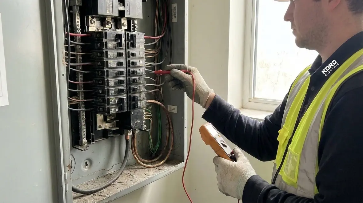 Commercial building electrical infrastructure panels and conduits