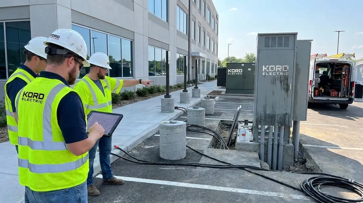 Commercial EV Charging Design: Electrical Capacity, Layout & Safety