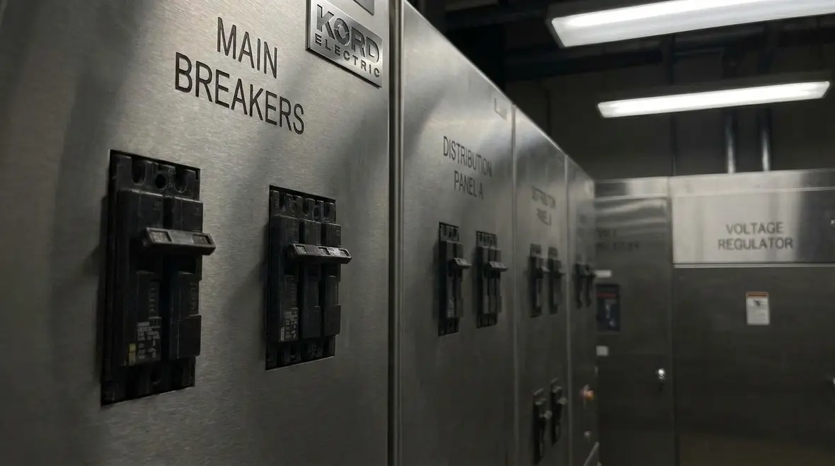 Commercial electrical panels and main switchgear