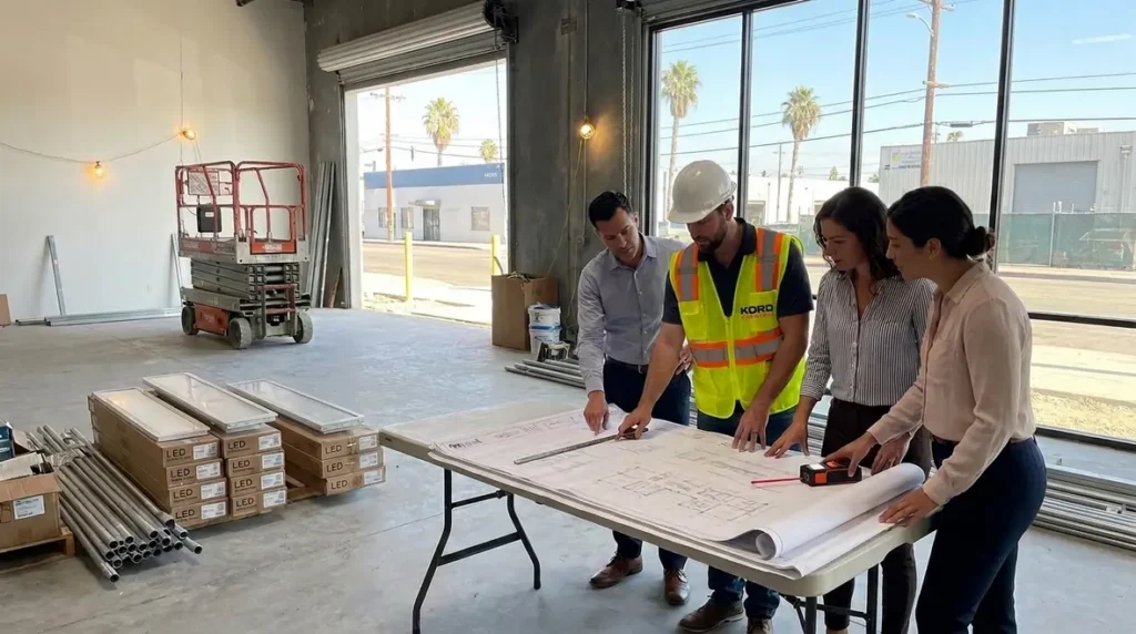 Commercial Lighting Installation in Los Angeles Planning Requirements