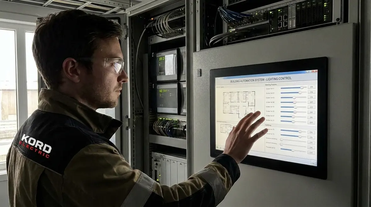 Integrated smart lighting controls connected to building management systems