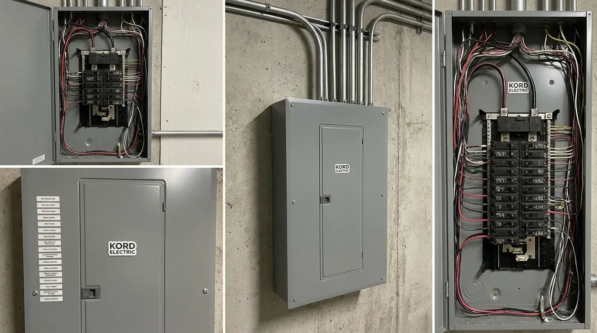 Electrician sizing a commercial subpanel for capacity and code