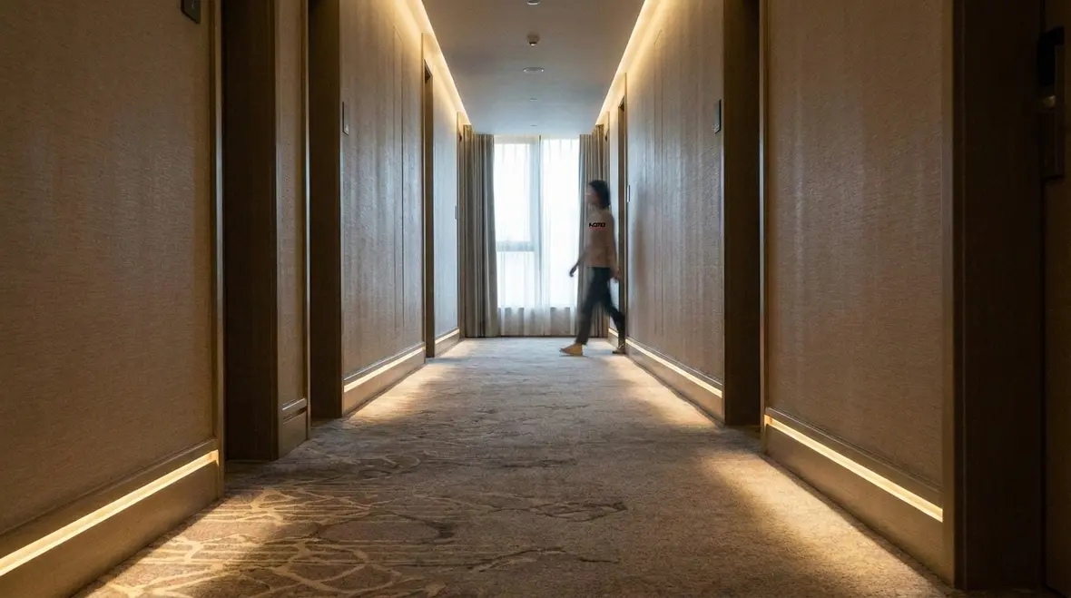 Lighting control panel and sensors for hospitality Title 24 compliance