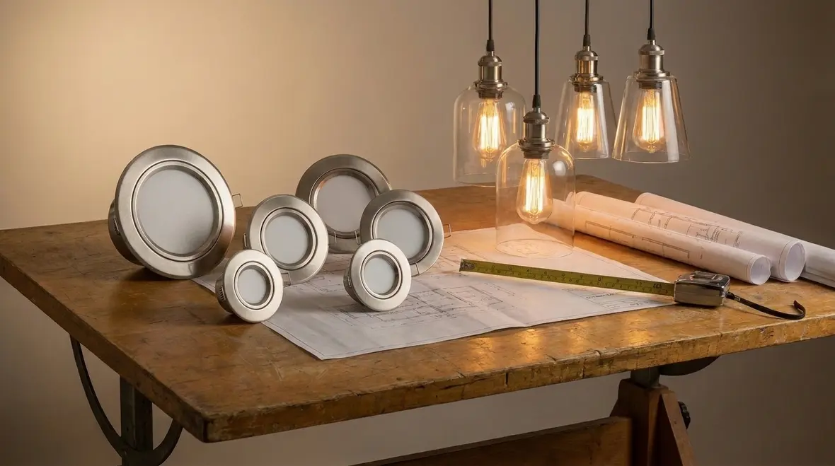 Decorative hospitality light fixtures selected for Title 24 compliance