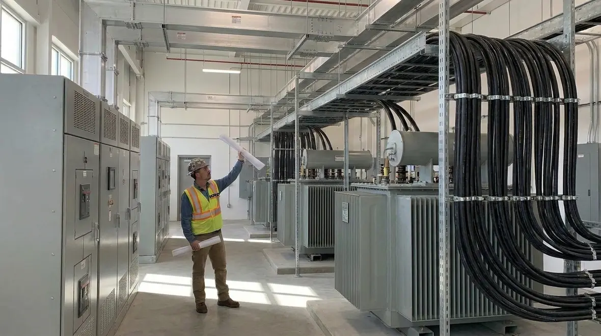 Power distribution and infrastructure in a mining focused data center
