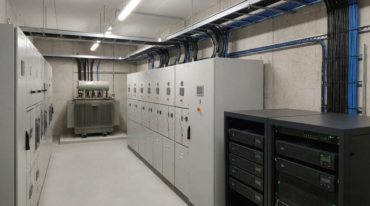 Key components in data center electrical lineup