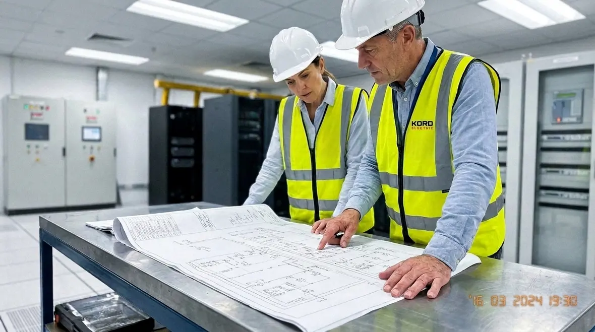 Data center electrical infrastructure main power room