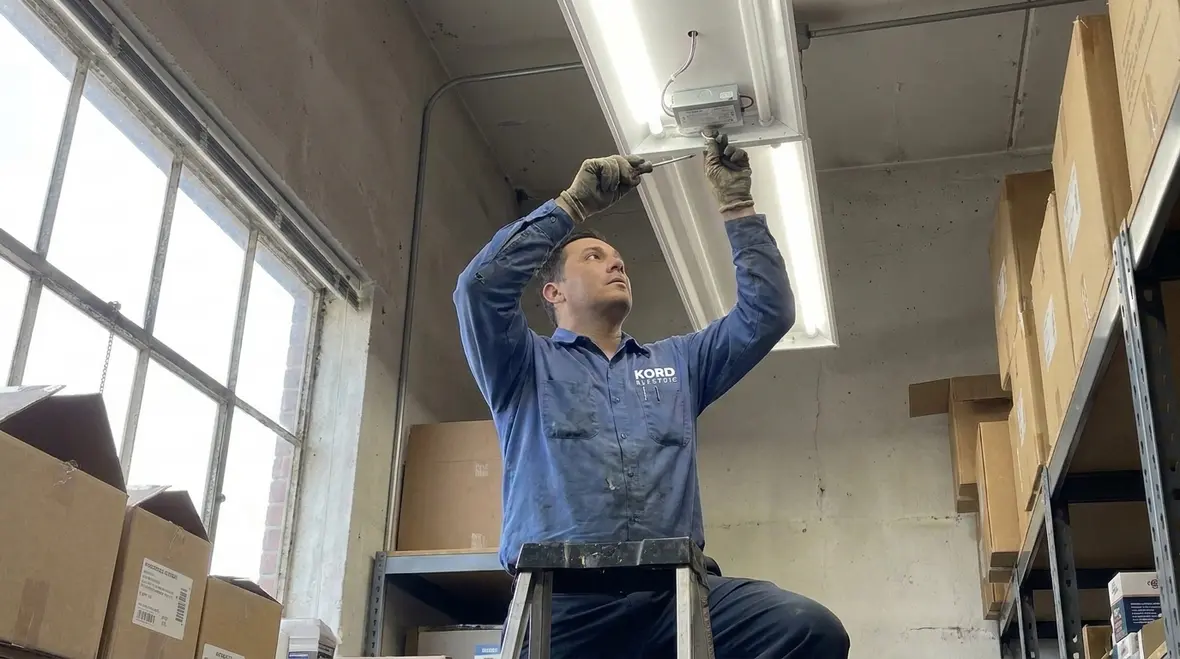 Preventive inspection of commercial lighting controls and panels