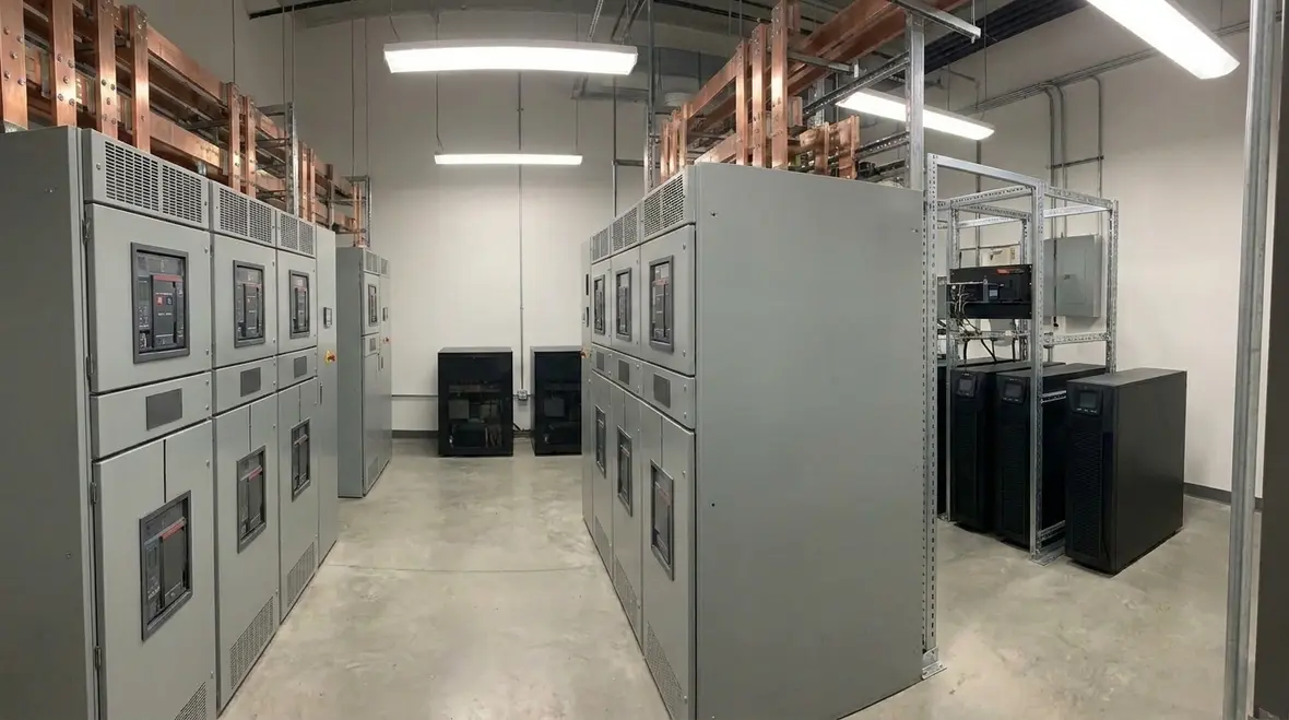 Data centre electrical infrastructure power distribution overview