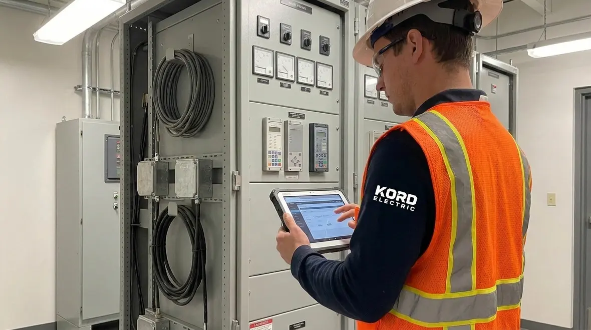 Coordinated cooling and electrical layout in a mining datacenter
