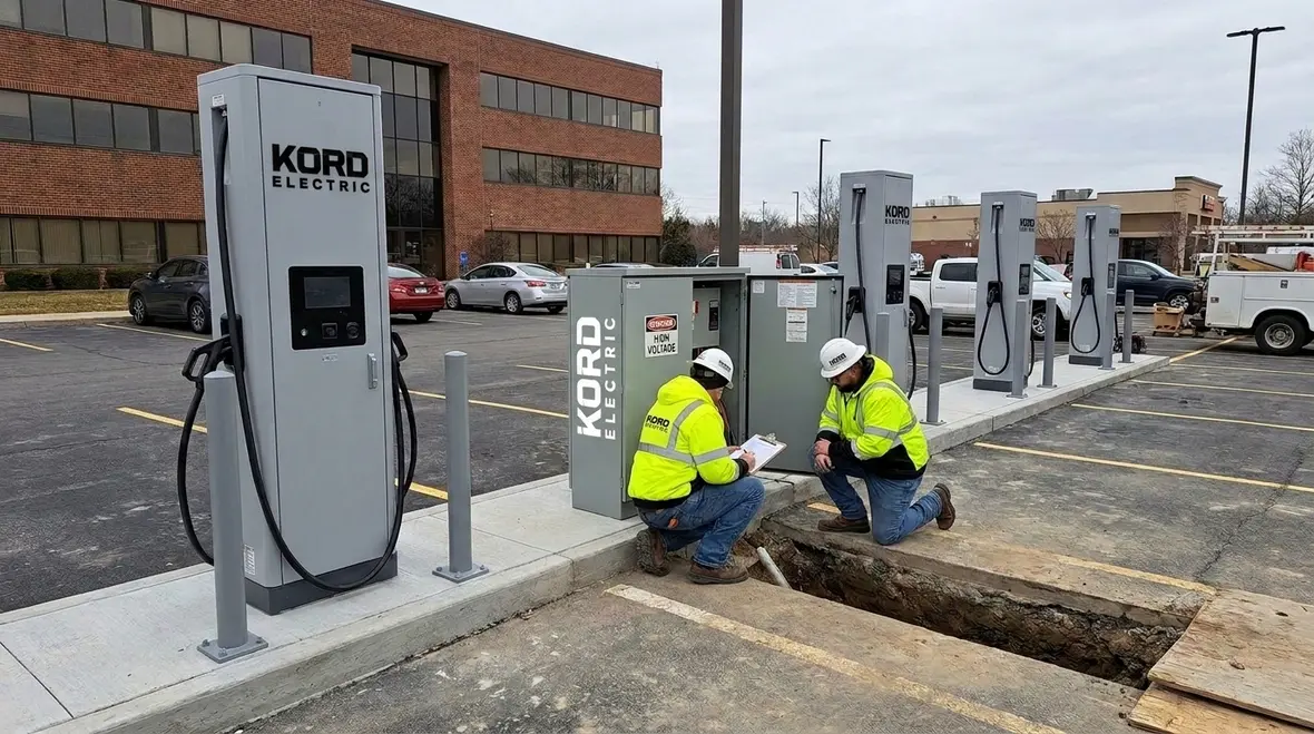 Delta 100kW EV Charger Installation: Footprint, Power Cabinet & Site Requirements