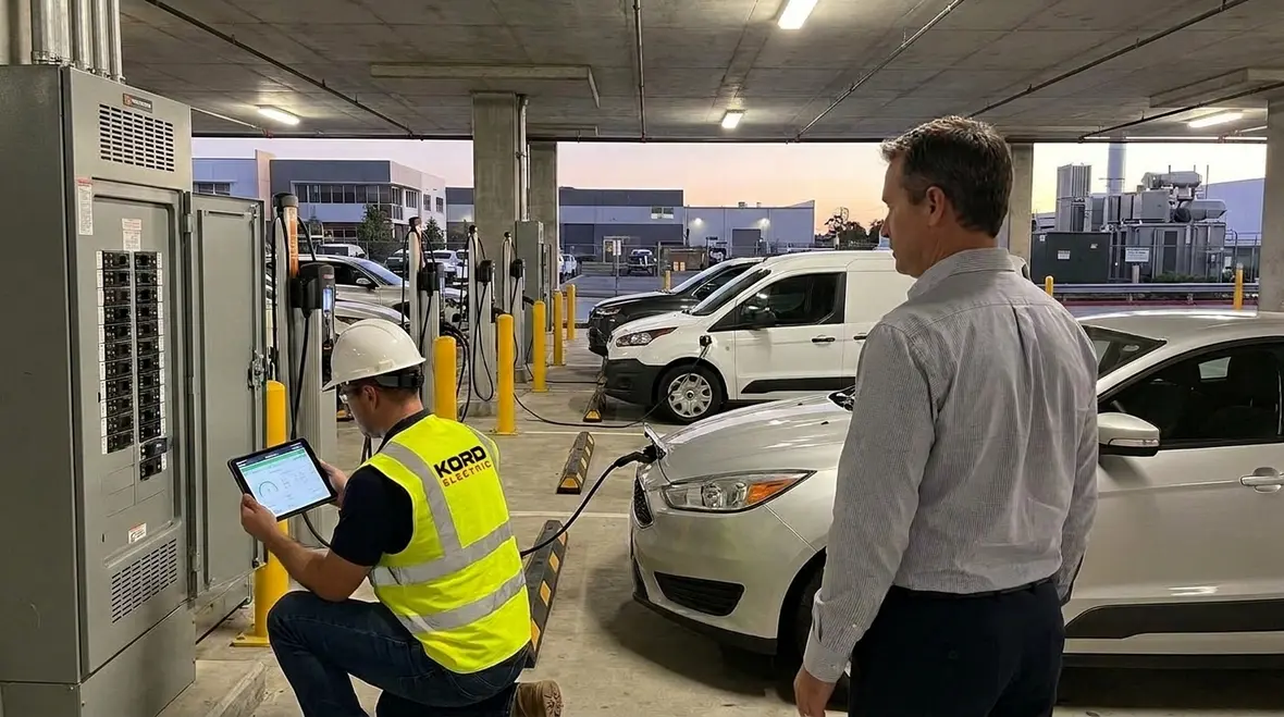 EV Charging Load Management for Commercial Properties