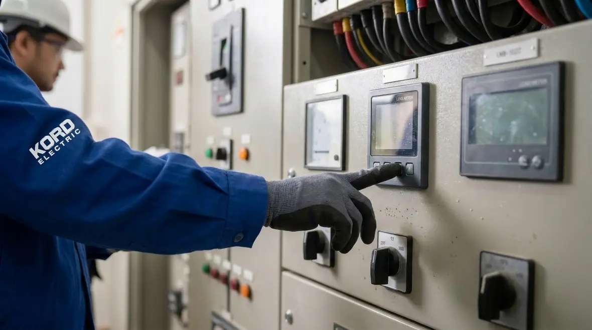 Electrical distribution equipment reviewed during asset risk analysis
