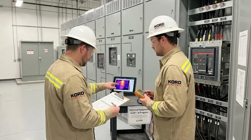 Kord Electric Electrical Equipment Audit Workflow Day One