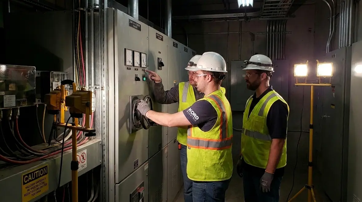 Critical electrical loads mapped for outage protection in a major property building