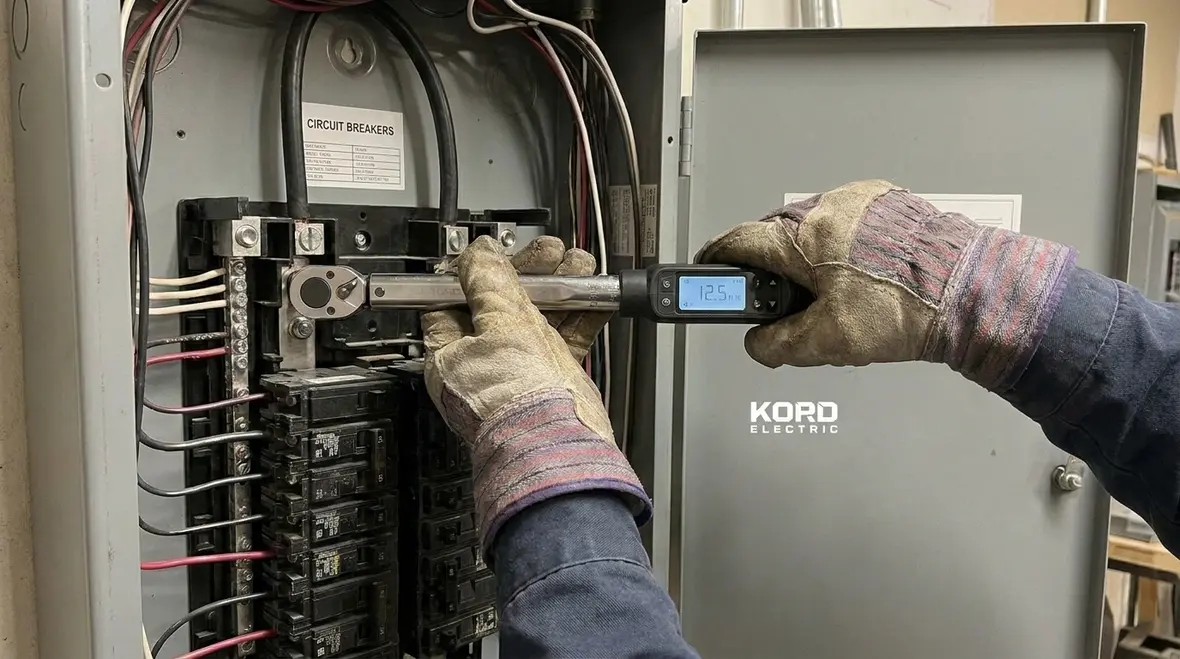 Electrical switchgear under commercial facility condition monitoring program