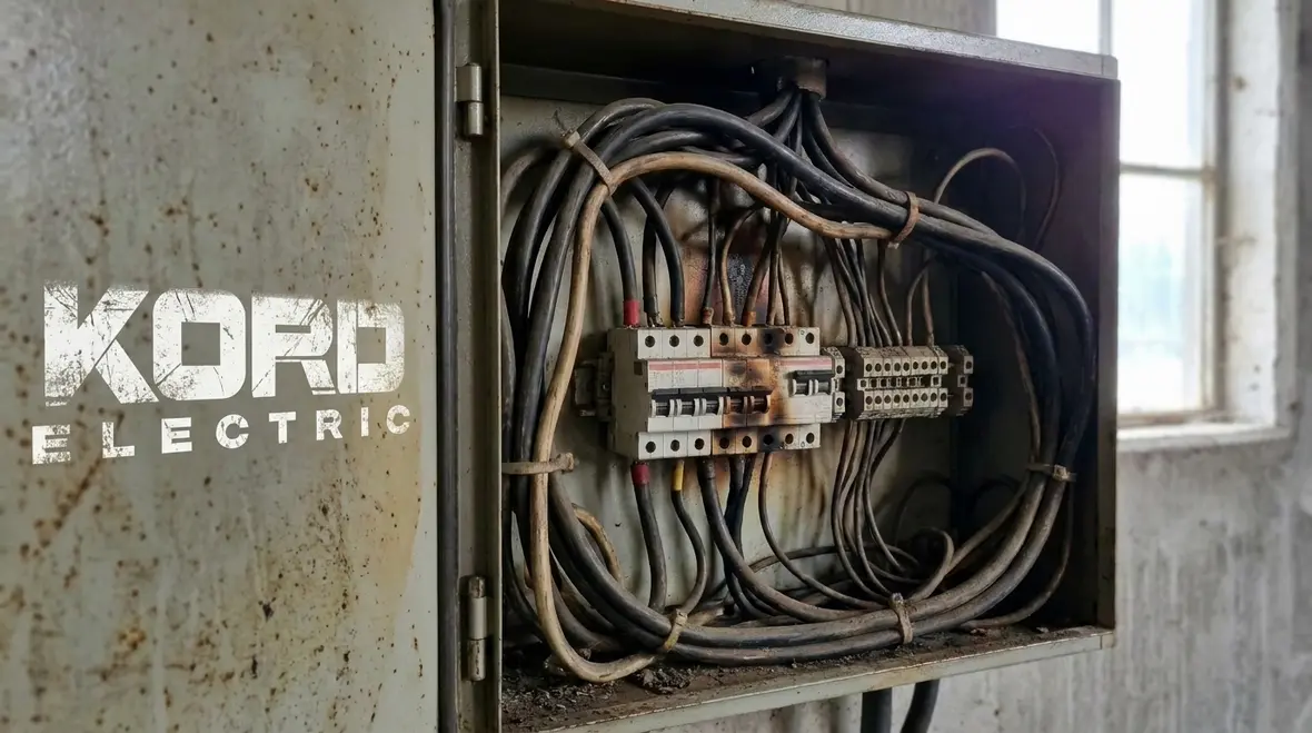Warehouse electrical distribution panels and cable runs designed for real loads