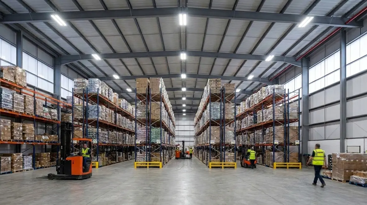 Energy-Efficient Lighting Systems for Large Warehouses