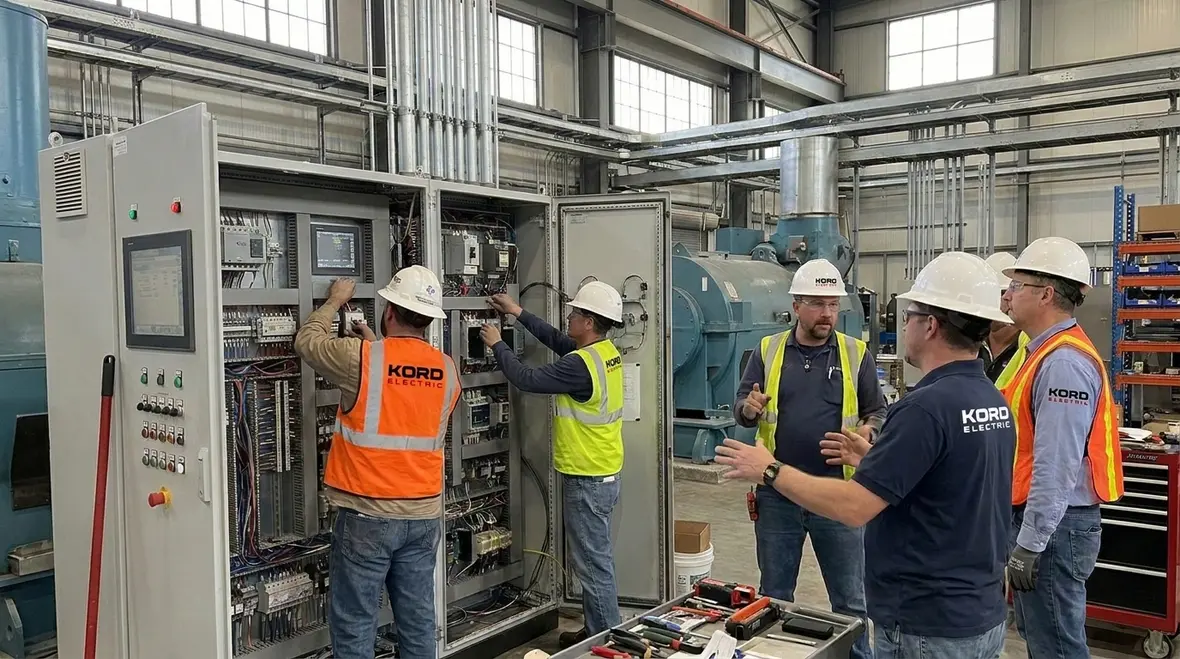 Planned commercial panel upgrade taking place without disrupting operations
