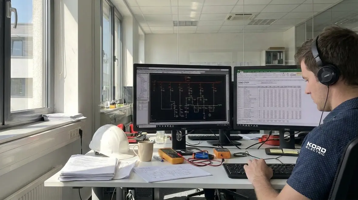 Industrial electrical design-build planning for power distribution