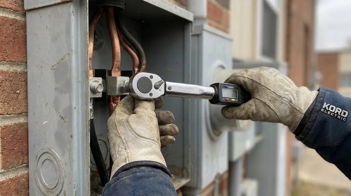 Industrial meter enclosure location and safety clearance