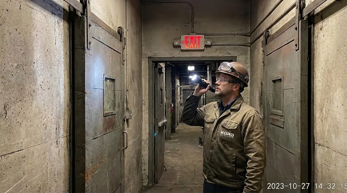 Industrial facility lighting focused on safety and code compliance