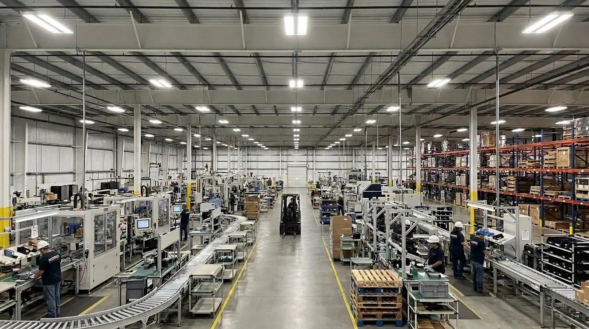 Lighting Layout Design for Manufacturing Floors: Best Practices