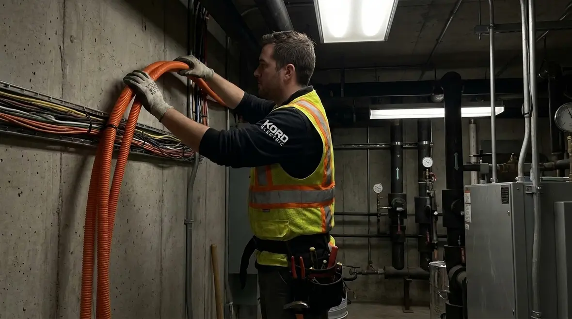 Commercial electrical equipment illustrating NEC 110 general requirements scope usage