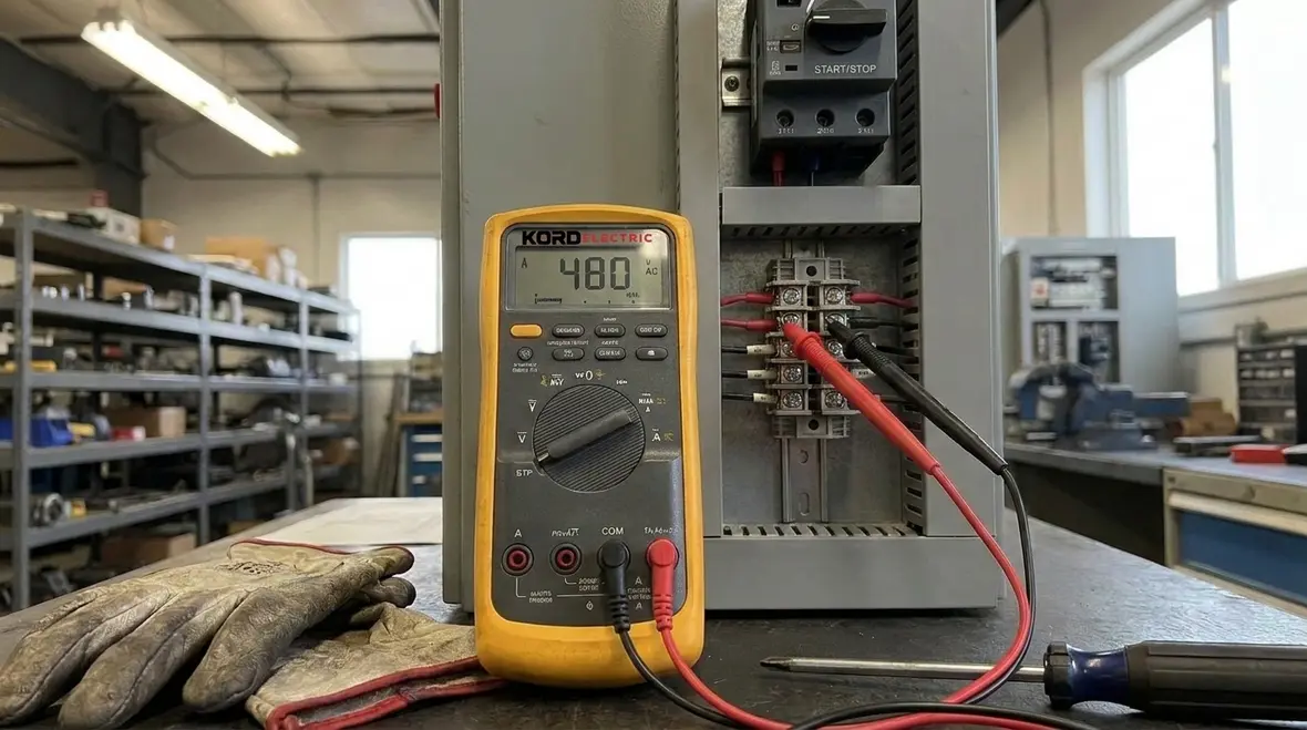 Diagram explaining NEC nominal system voltages rules in a commercial facility