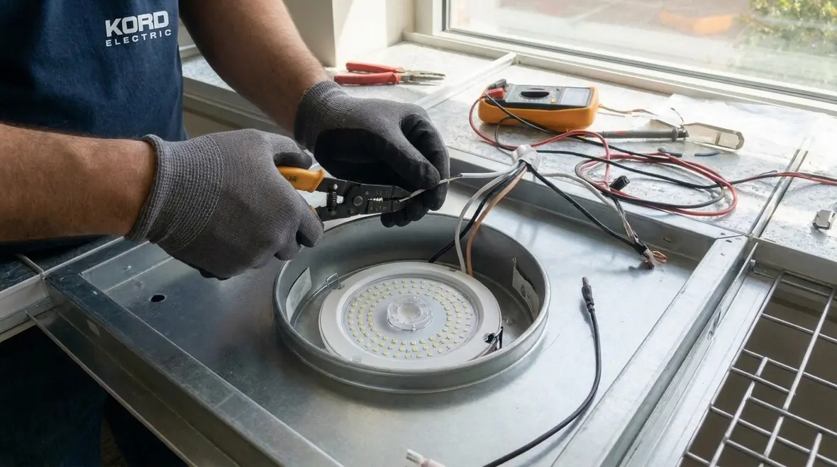 Cost planning and budgeting for commercial office lighting retrofit