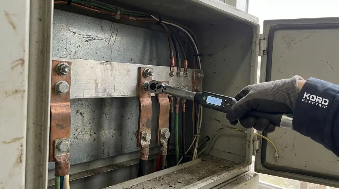 Breaker and protection settings being reviewed during a power equipment audit