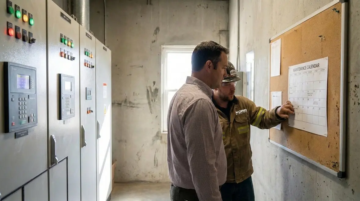 Risk based electrical maintenance inspection in a commercial building