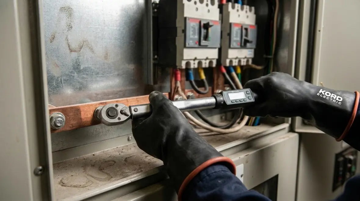 Planned preventive electrical maintenance schedule for a commercial facility