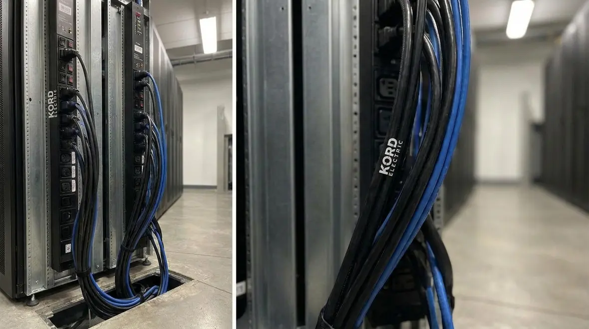 Redundant electrical power paths in a commercial data center