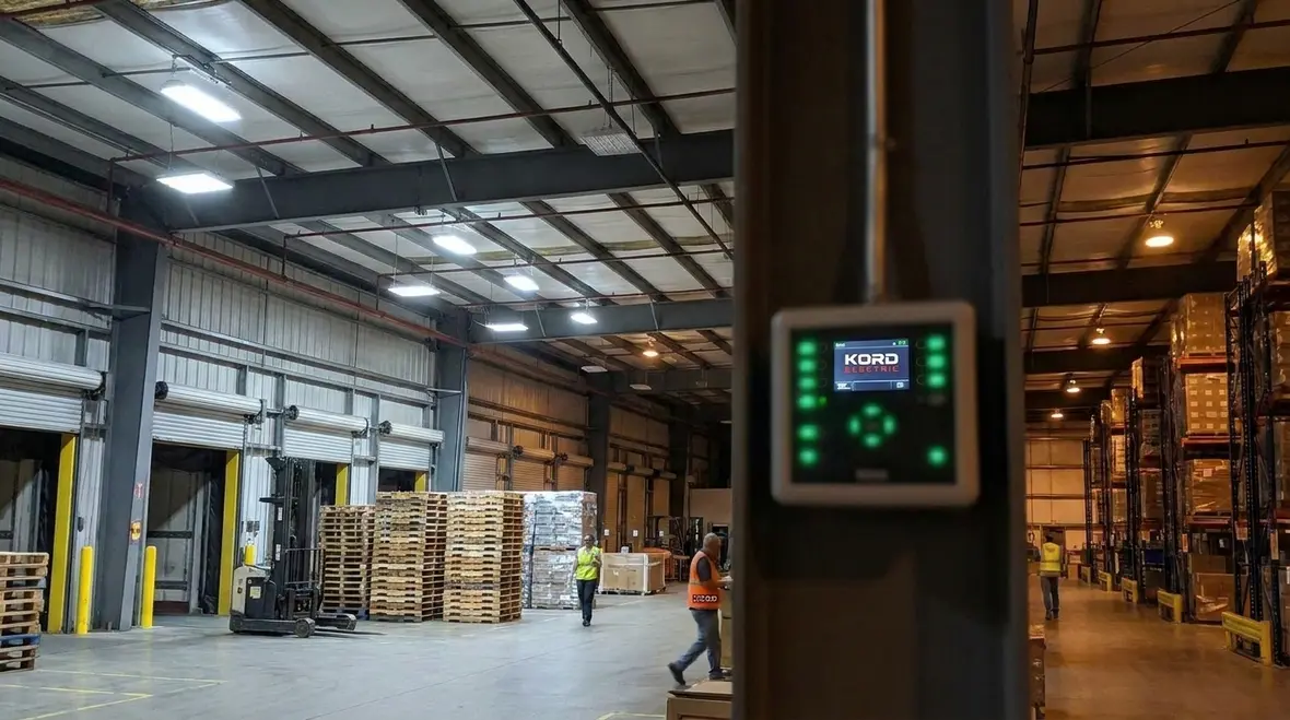 Warehouse lighting motion and daylight sensor placement