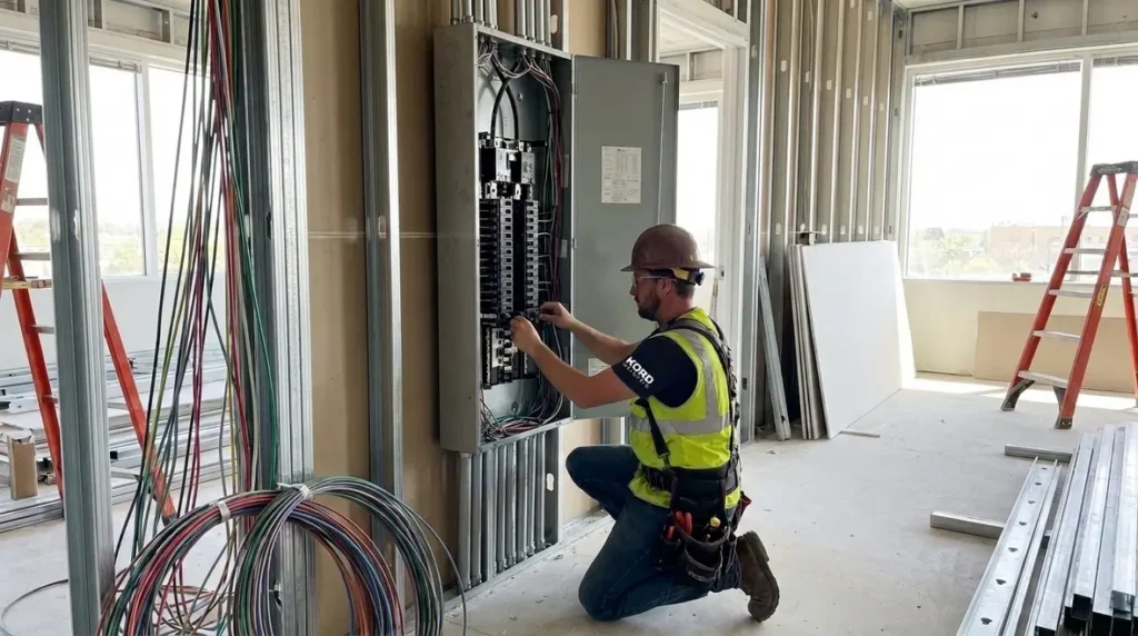 Tenant Finish Electrical Work Wiring Panels & Build-Outs
