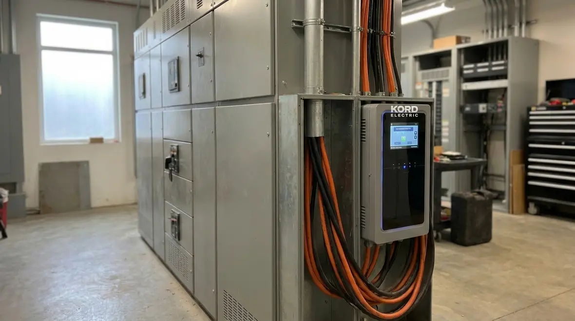Commercial electrical load balancing work in a main distribution room