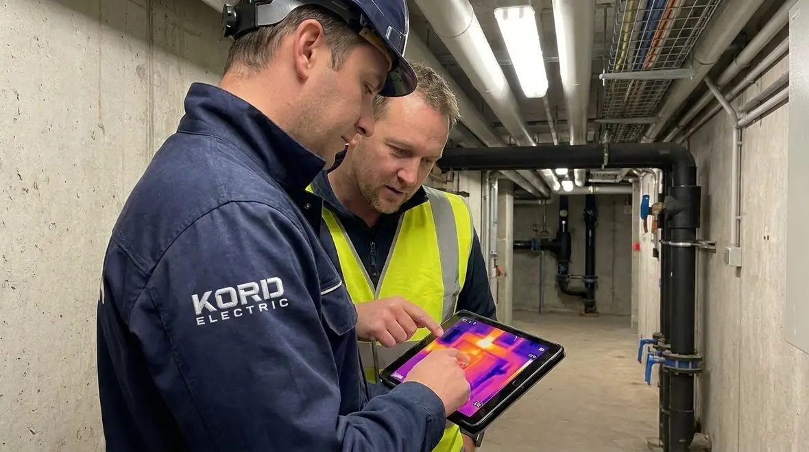 Thermography applied to power distribution and motor circuits