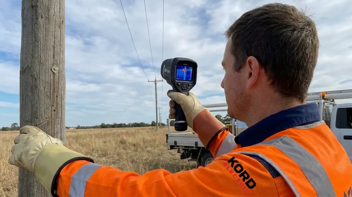 Field inspection of utility pole hardware for safety and reliability
