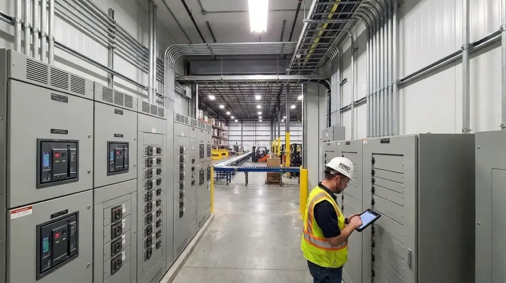 Warehouse Power Distribution Engineering Design Capacity Safety