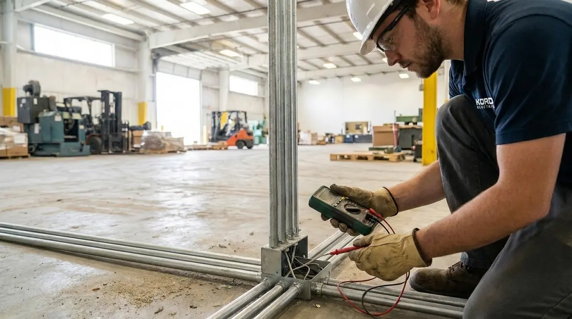 Commercial electrical safety inspection under National Electrical Code