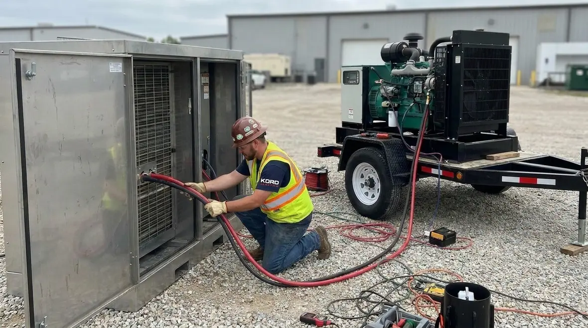 Emergency power system documentation and NEC code references used during a compliance assessment