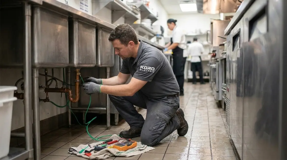 Code compliant restaurant electrical installation in Los Angeles County