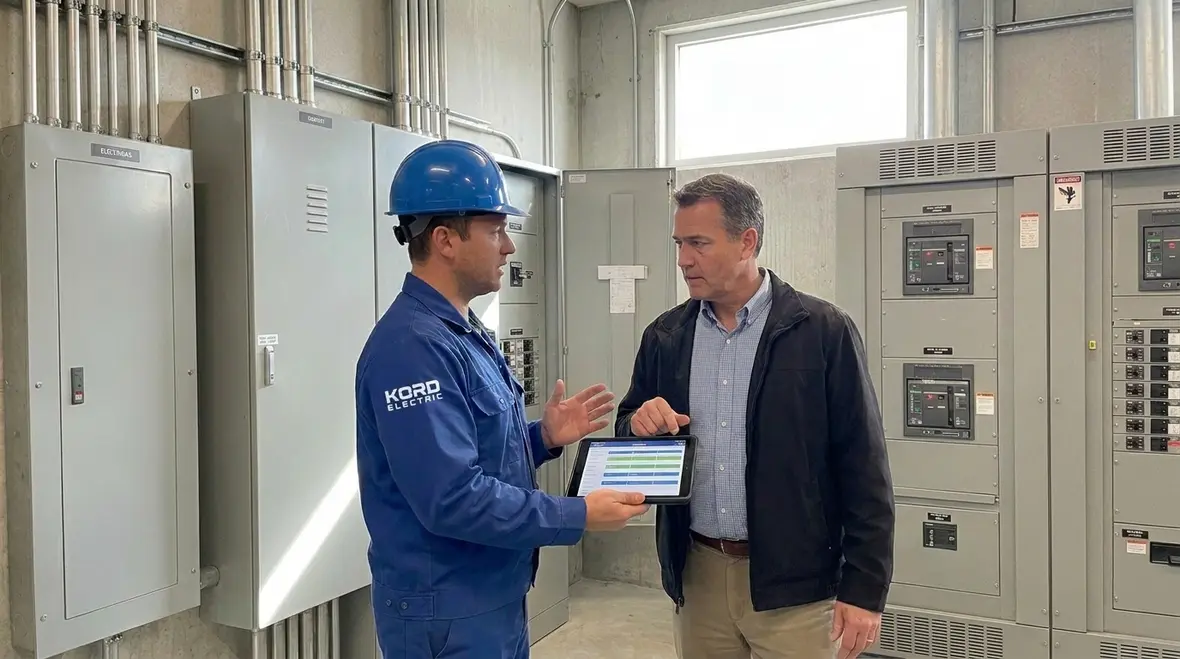 Organizing electrical inspection documentation for a California commercial property