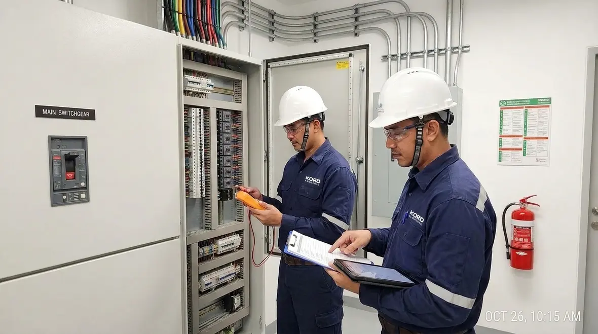 commercial electrical maintenance schedule