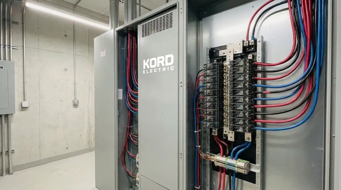 Kord Electric team coordinating with Los Angeles County property managers