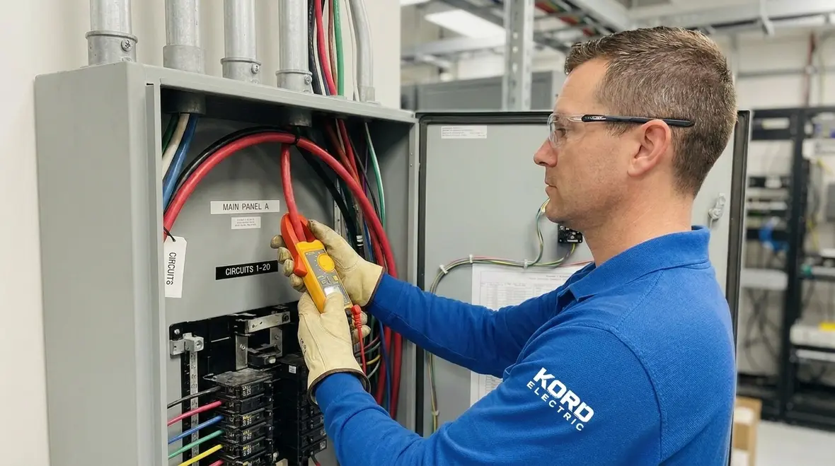Grounding and bonding corrections in a commercial electrical room