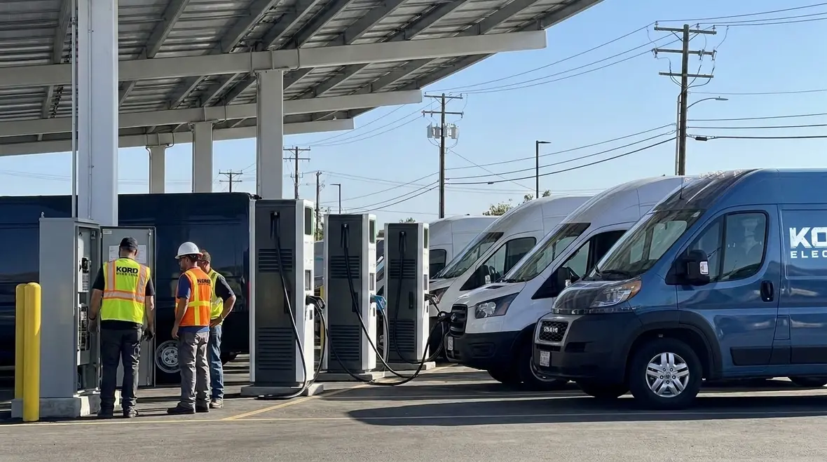 fleet ev charging infrastructure california